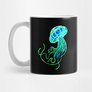 Turquoise Jellyfish Mug